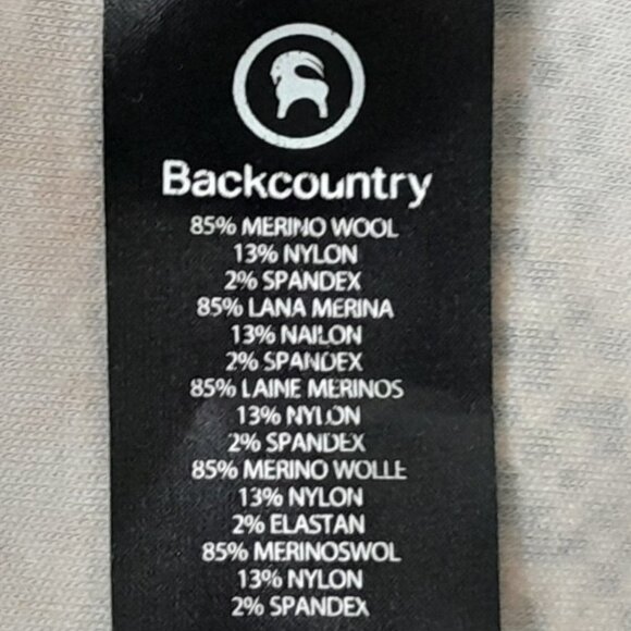 Backcountry Merino 1/4 Zip Base Layer Mens XXL Spruces AOP Warm Long Sleeve - Picture 8 of 8